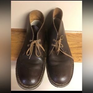 Clarks Originals Mens Desert Boots Size 9.5 M Brown Leather Boots